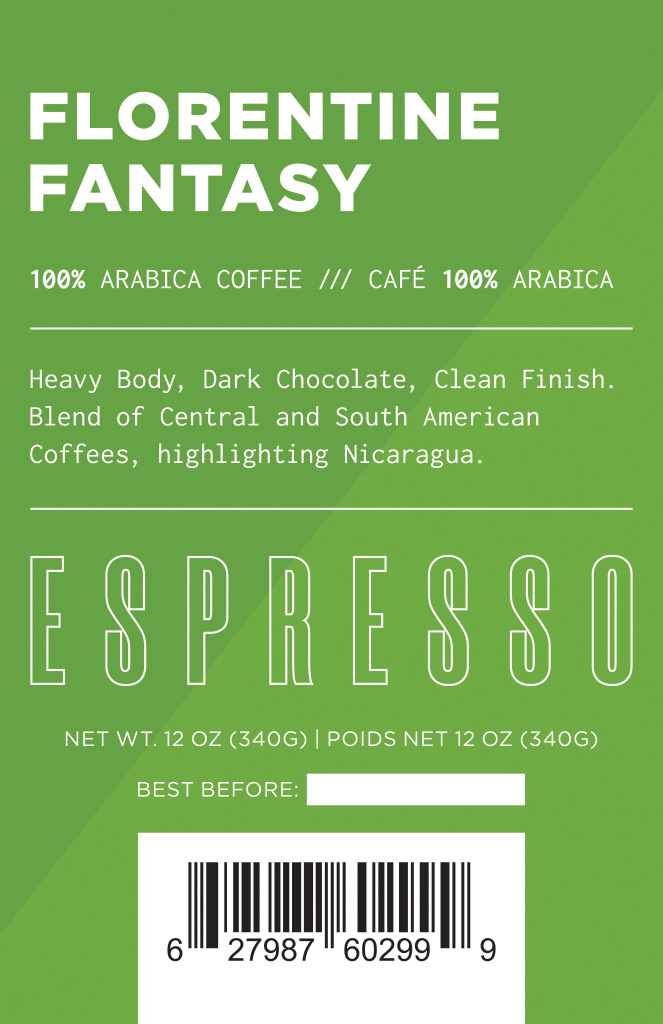 Alforno - Florentine Fantasy Espresso - 4 x 5 lb