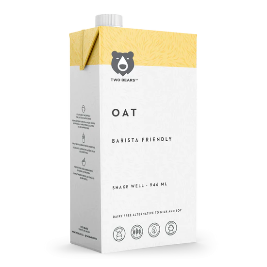 Two Bears - Barista Oat Milk - 6 x 1L