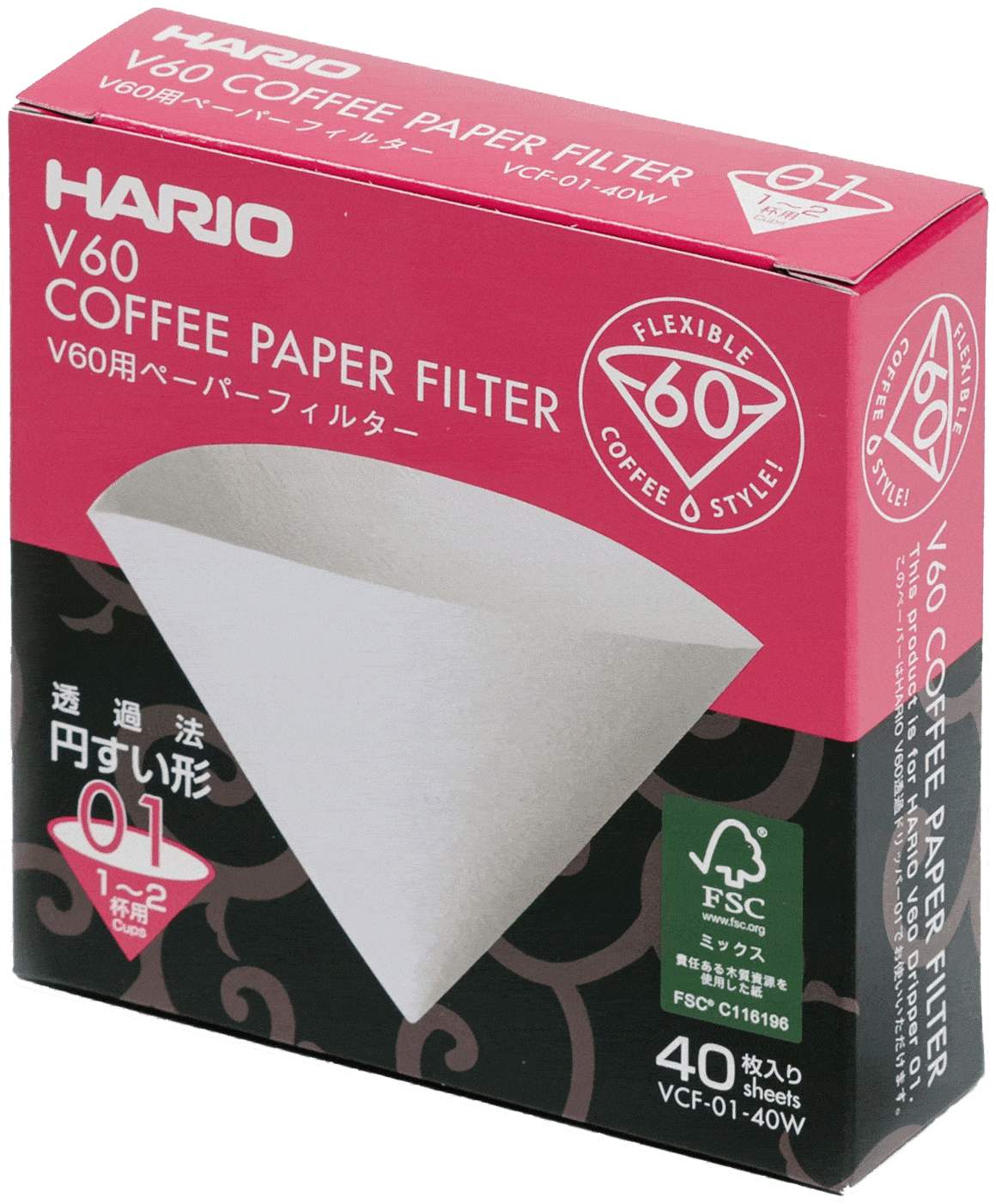 [MIS4030] Hario Filters for 01 (40 sheets)